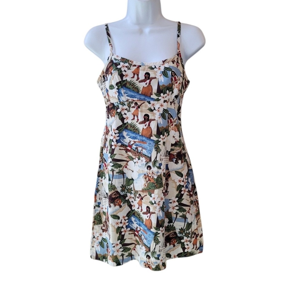 TJ Made in Hawaii S Vintage Hawaiian Hula Dress Women